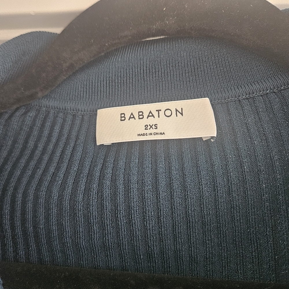 Babaton Emerald Green Ribbed Cardigan - Picture 4 of 6